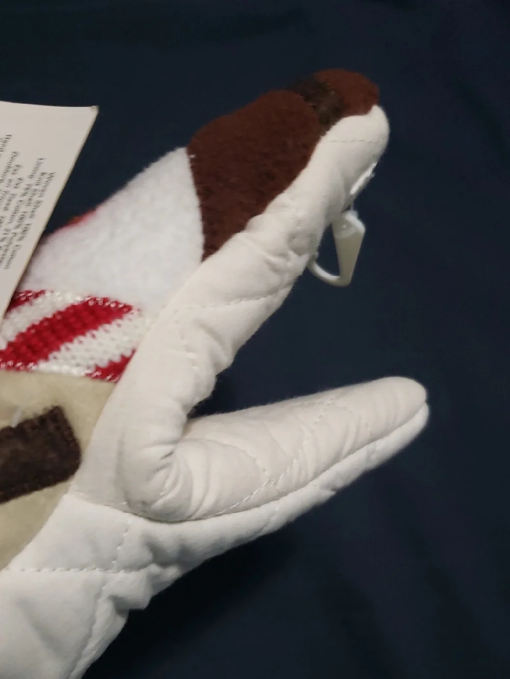 NWT-Snowman Holiday Oven Mitt - White, Brown, Red
